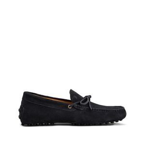 Tod's Men Gommino Suede Loafers With Lace
